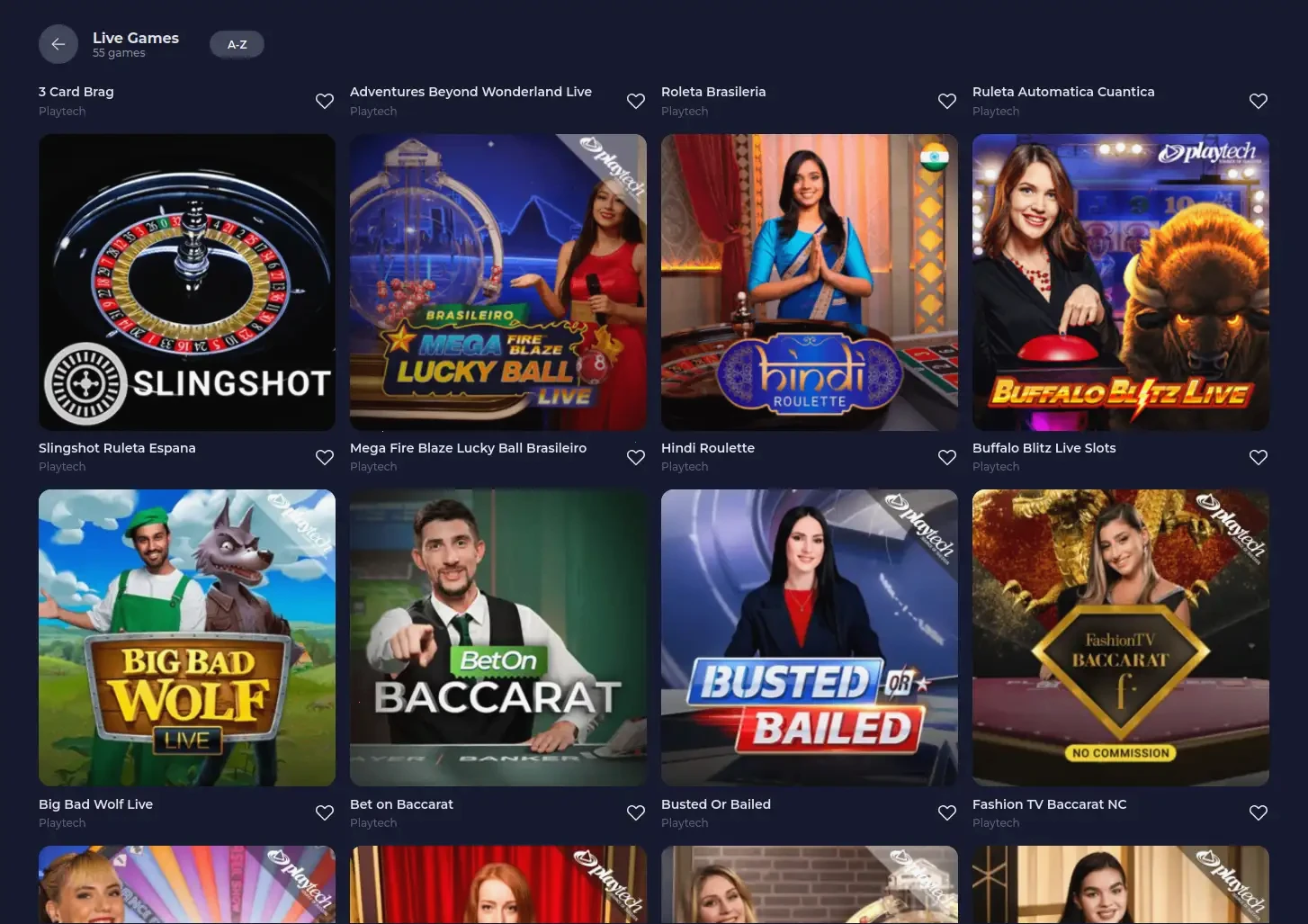 Gofish Casino Mobile App Übersicht auf Smartphone